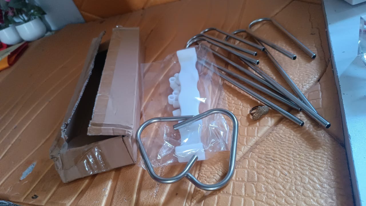 5 in 1 Stainless Steel Foldable Hangers for Clothes Hanging 5 in 1 Stainless Steel Foldable Hangers for Clothes Hanging